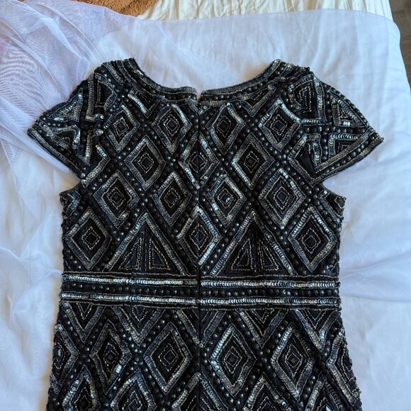 Adrianna Papell Embellished Cocktail Dress – Size 16 - Picture 7 of 8